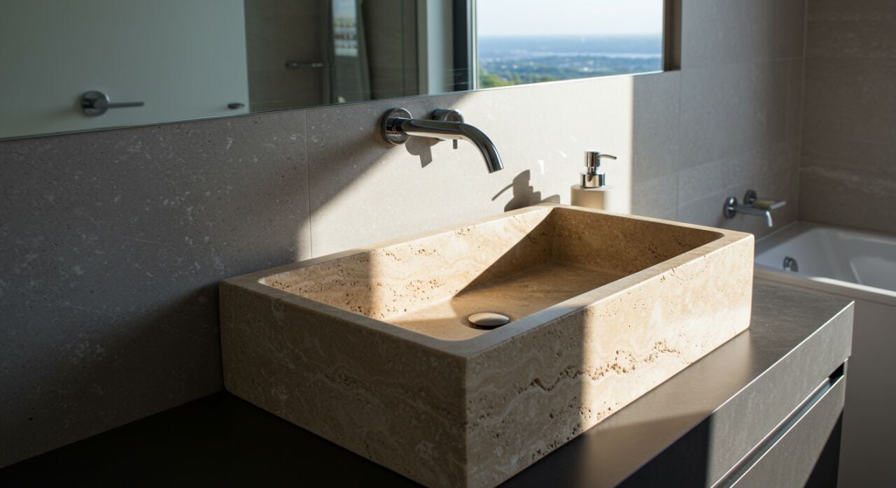 Traverten Banyo Lavabosu Fiyatları: Sia Art Design ile Estetiği Keşfedin