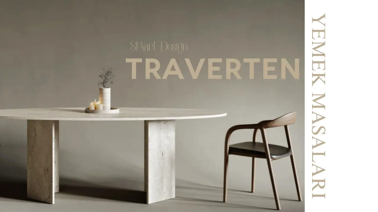 Doğal Traverten Yemek Masası Dayanıklı Mıdır? Sia Art Design Uzmanlığıyla İnceleme