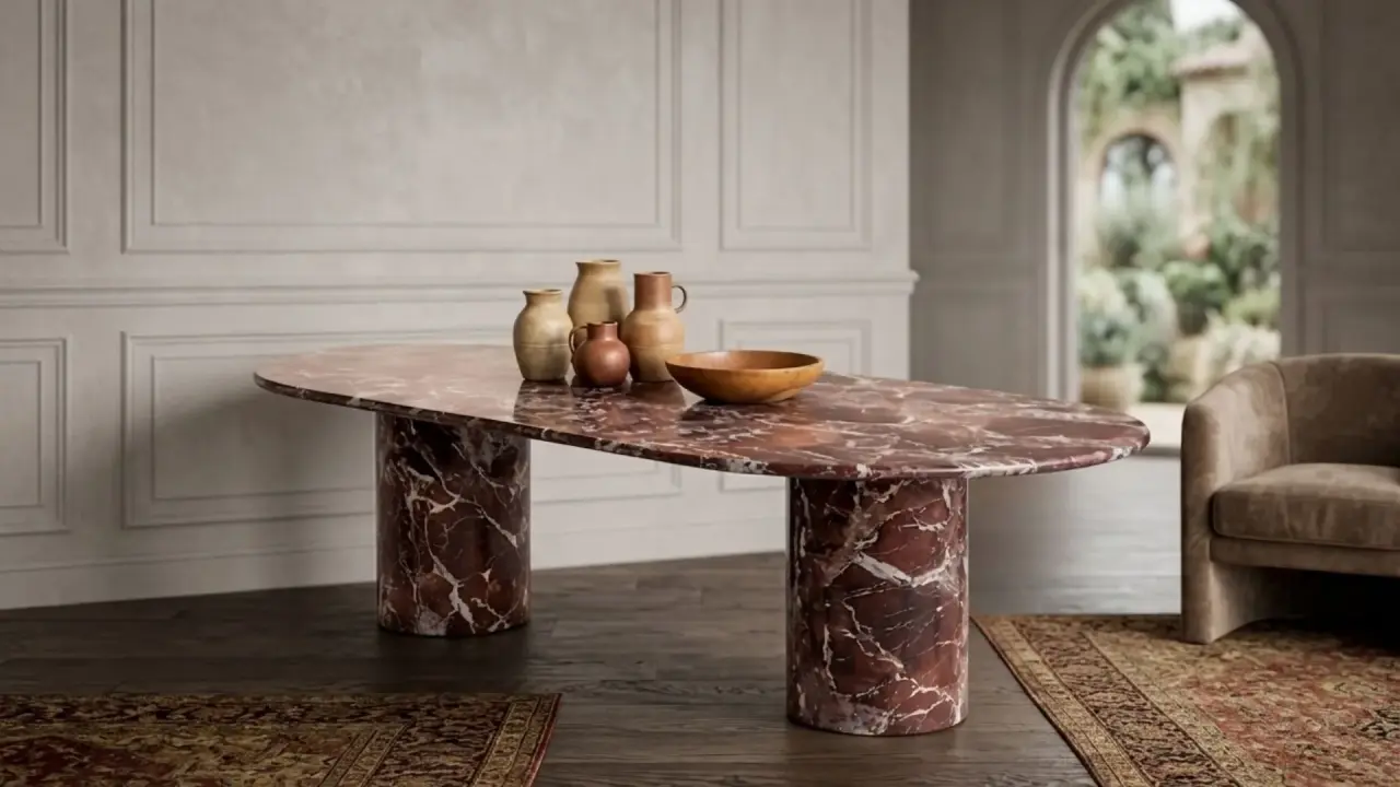 Mermer Yemek Masası Modelleri ve Fiyatları ile Evinizde Lüks Bir Dokunuş