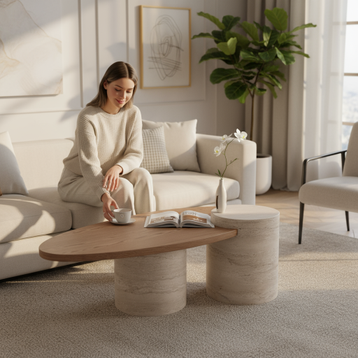 MARBLE COFFEE TABLE