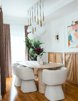 SIA SILENDER - Doğal Mermer Yemek Masası