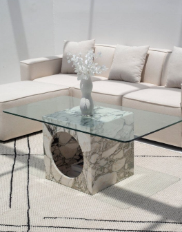 SIA VİOLA -Doğal Mermer Orta Sehpa