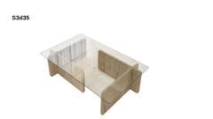 SIA-Doğal Traverten Orta Sehpa