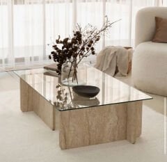 SIA-Doğal Traverten Orta Sehpa