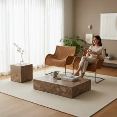 SIA-Doğal Mermer  Orta Sehpa