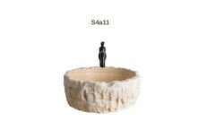 SIA-Doğal Traverten Lavabo