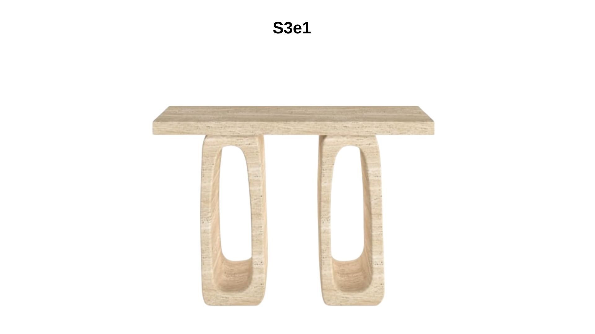 Doğal Traverten Dresuar