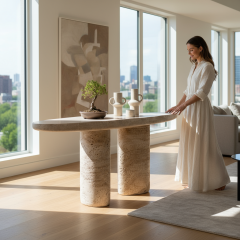 Doğal Traverten Dresuar