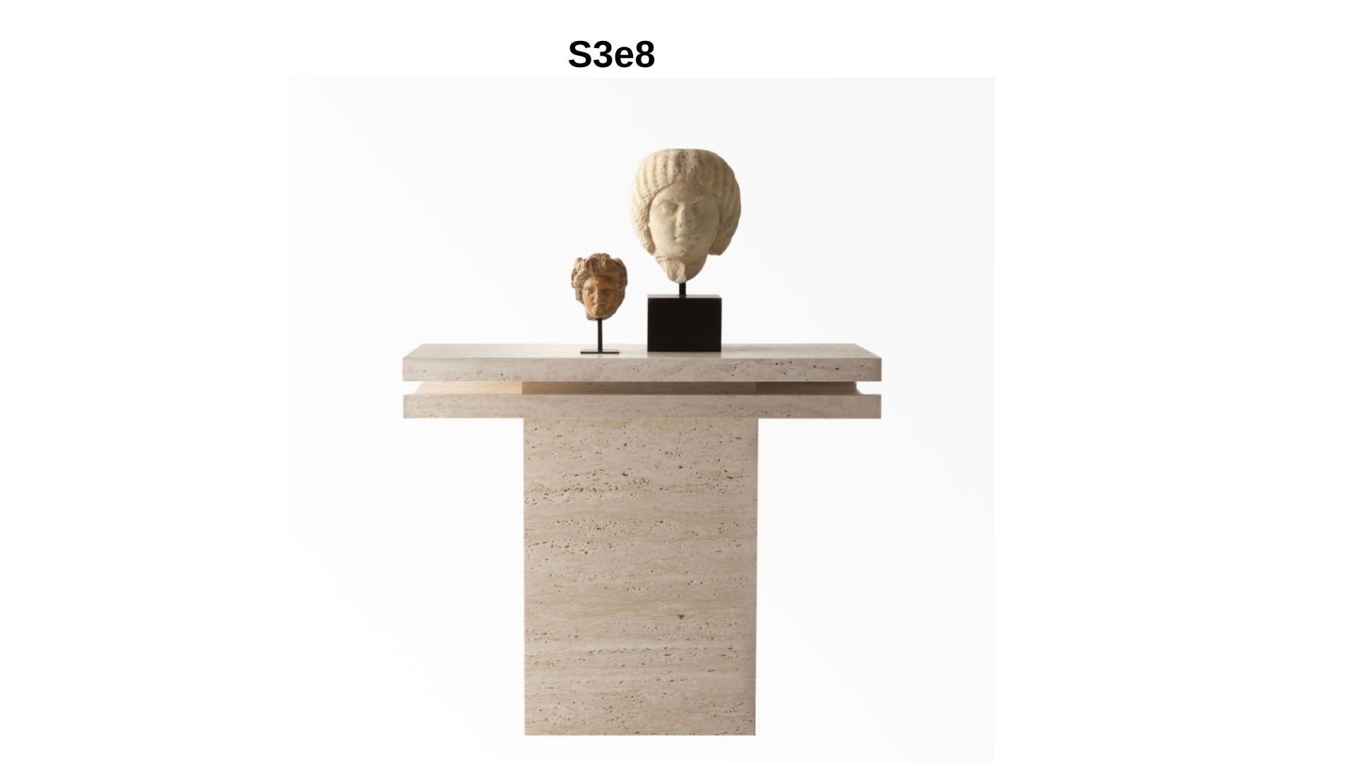 Doğal Traverten Dresuar