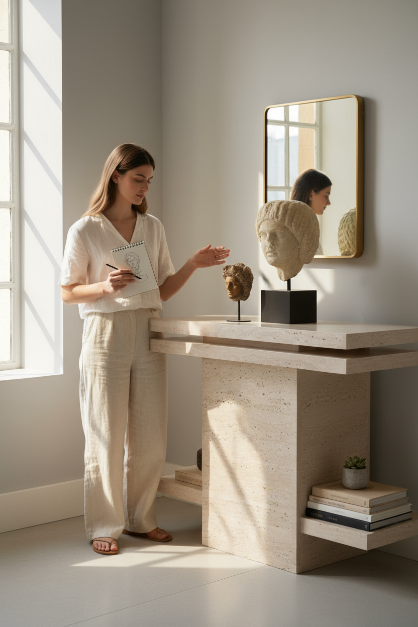 SIA-Doğal Traverten Dresuar