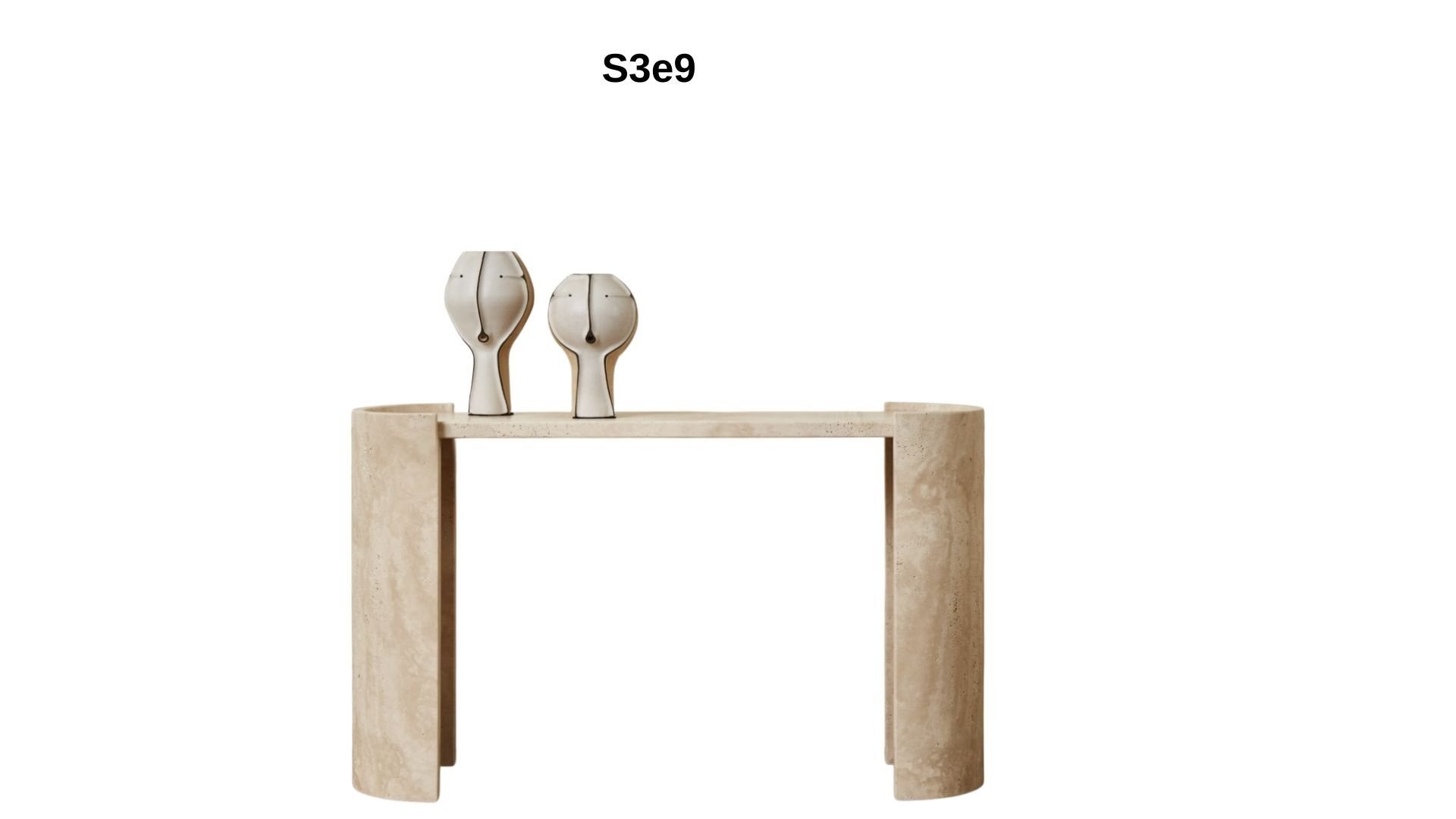 Doğal Traverten Dresuar