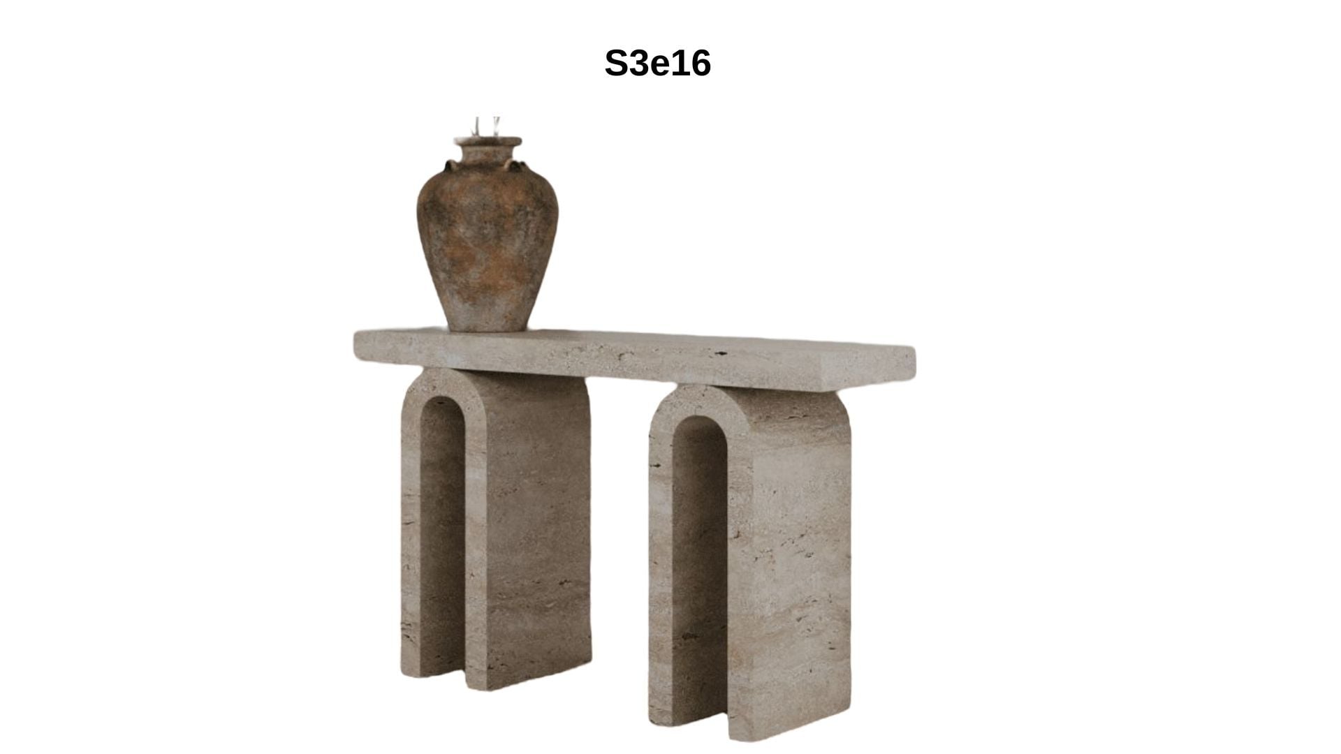 Doğal Traverten Dresuar