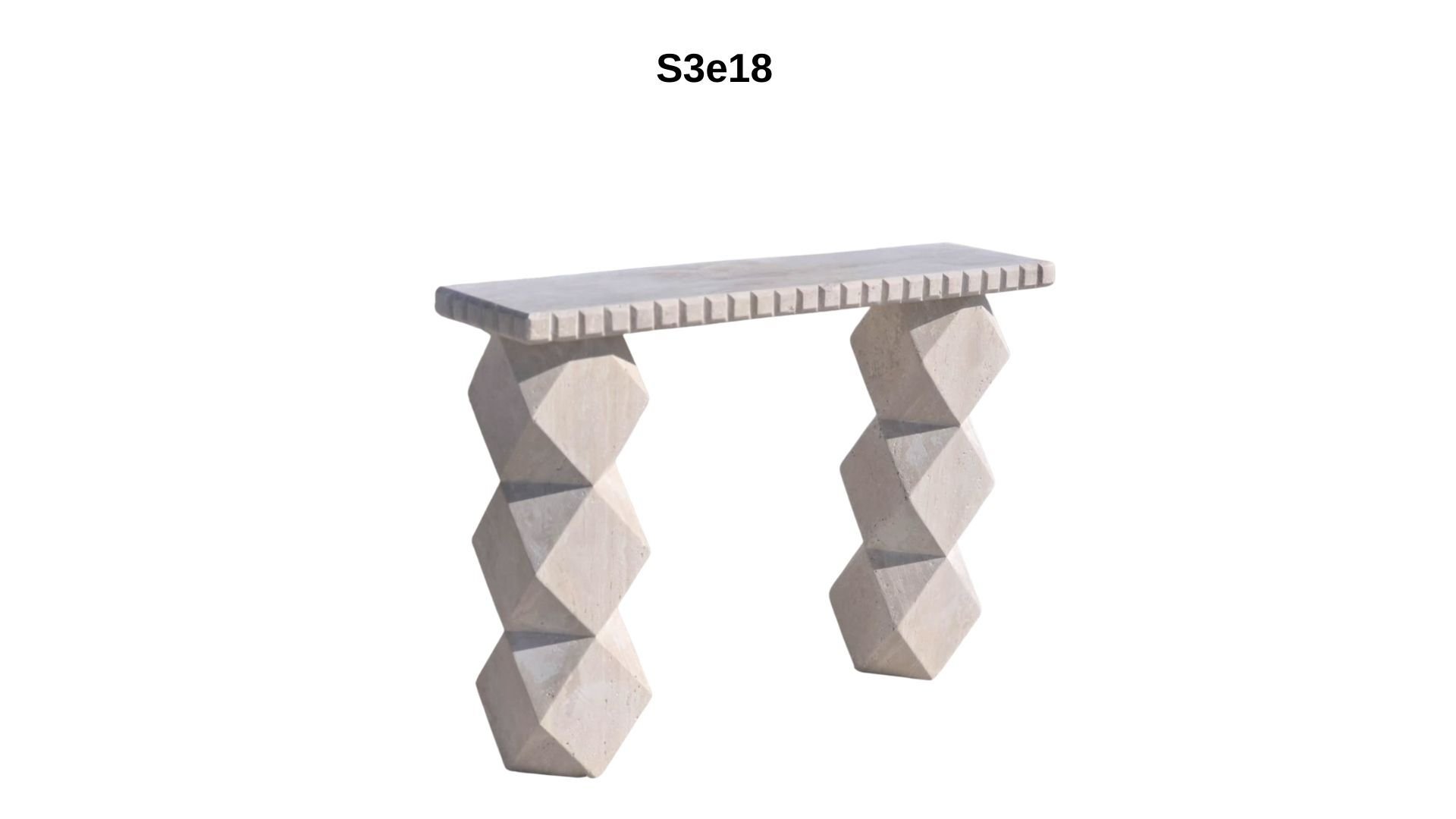 Doğal Traverten Dresuar