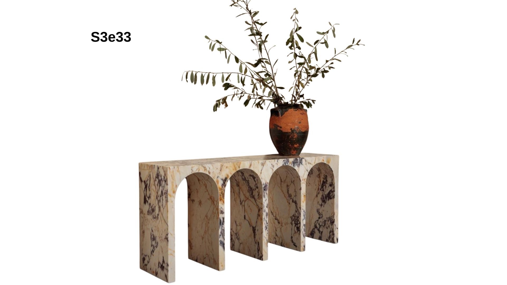 Doğal Calacatta Viola Mermer Dresuar