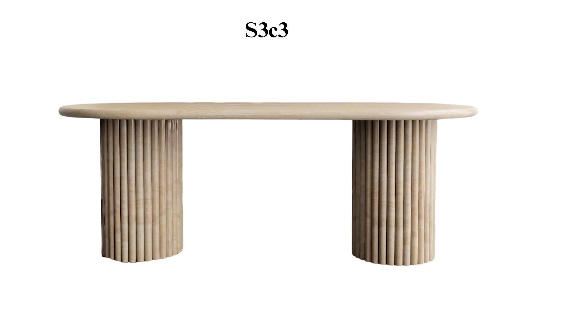 SIA-Doğal Traverten Yemek Masası