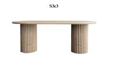 SIA-Doğal Traverten Yemek Masası