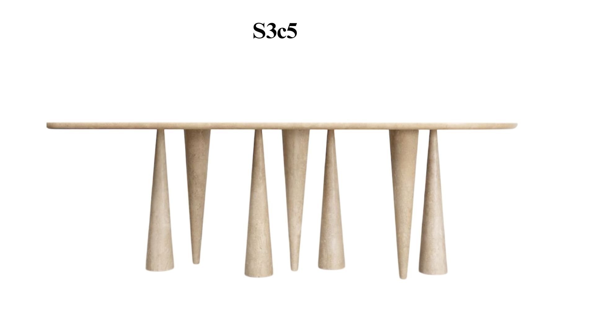 SIA-Doğal Traverten Yemek Masası