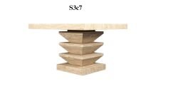 SIA-Doğal Traverten Yemek Masası