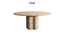 SIA-Doğal Traverten Yemek Masası