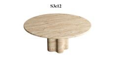 SIA-Doğal Traverten Yemek Masası