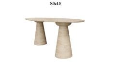 SIA-Doğal Traverten Yemek Masası