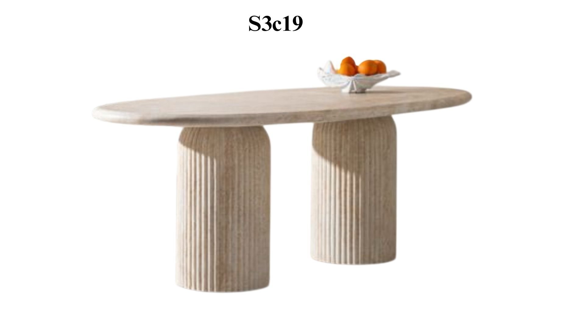 SIA-Doğal Traverten Yemek Masası