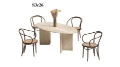 SIA-Doğal Traverten Yemek Masası