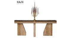 SIA-Doğal Traverten Yemek Masası