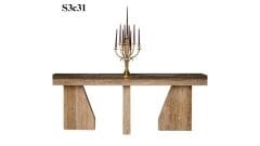 SIA-Doğal Traverten Yemek Masası