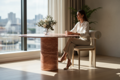 SIA Doğal Mermer Yemek Masası