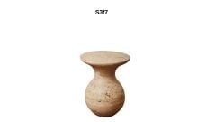 SIA-Doğal Traverten Yan Sehpa