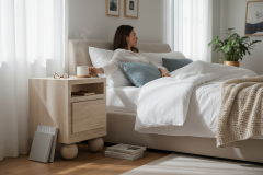 SIA-Doğal Traverten Komodin