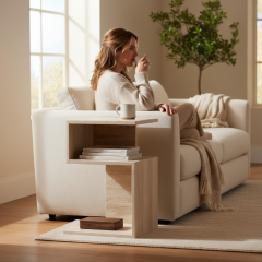 Doğal Traverten Yan Sehpa