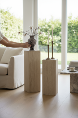 Doğal Traverten Yan Sehpa