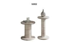 SIA-Doğal Traverten Yan Sehpa