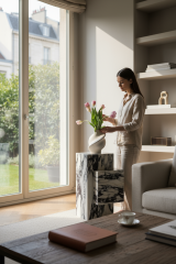 SIA-Doğal Mermer Komodin