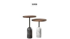 Doğal Mermer Yan Sehpa