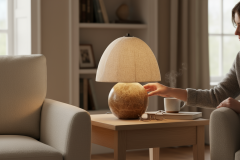 SIA-Doğal Traverten Abajur