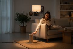 SIA-Doğal Traverten Abajur