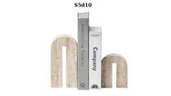 SIA-Doğal Traverten Kitap Tutucu