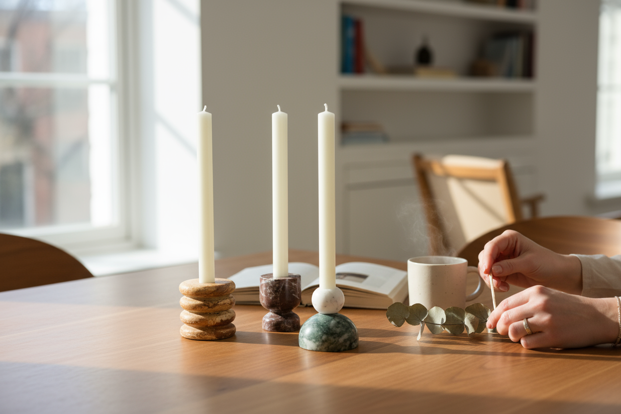 SIA-Doğal Mermer Mumluk