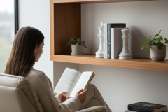 SIA-Doğal Mermer Kitap Tutucu