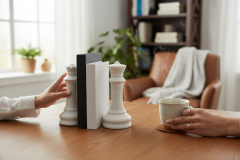 SIA-Doğal Mermer Kitap Tutucu