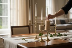 SIA-Doğal Traverten Mumluk