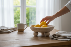 SIA-Doğal Traverten Sunum Kasesi