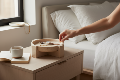 SIA-Doğal Traverten Sunum Kasesi