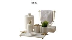 SIA-Doğal Mermer Banyo Seti