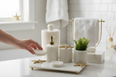 SIA-Doğal Mermer Banyo Seti