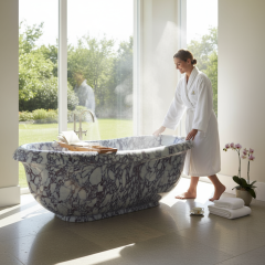 SIA-Doğal Mermer Küvet