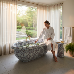 SIA-Doğal Mermer Küvet